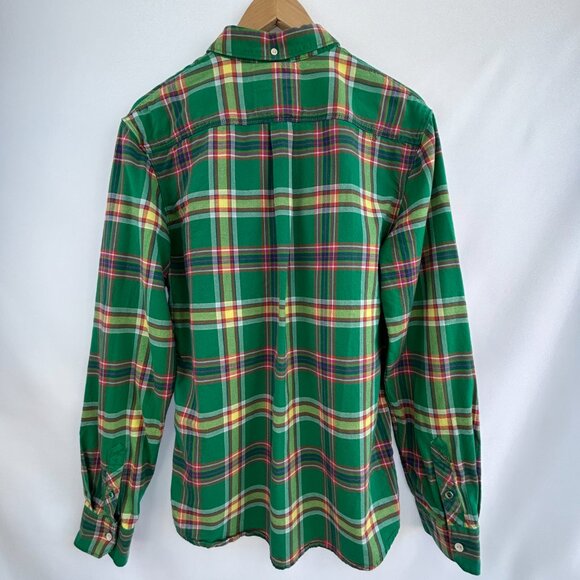 Vans green plaid button-up shirt men size large - Casual Streetwear Skate - Picture 5 of 11